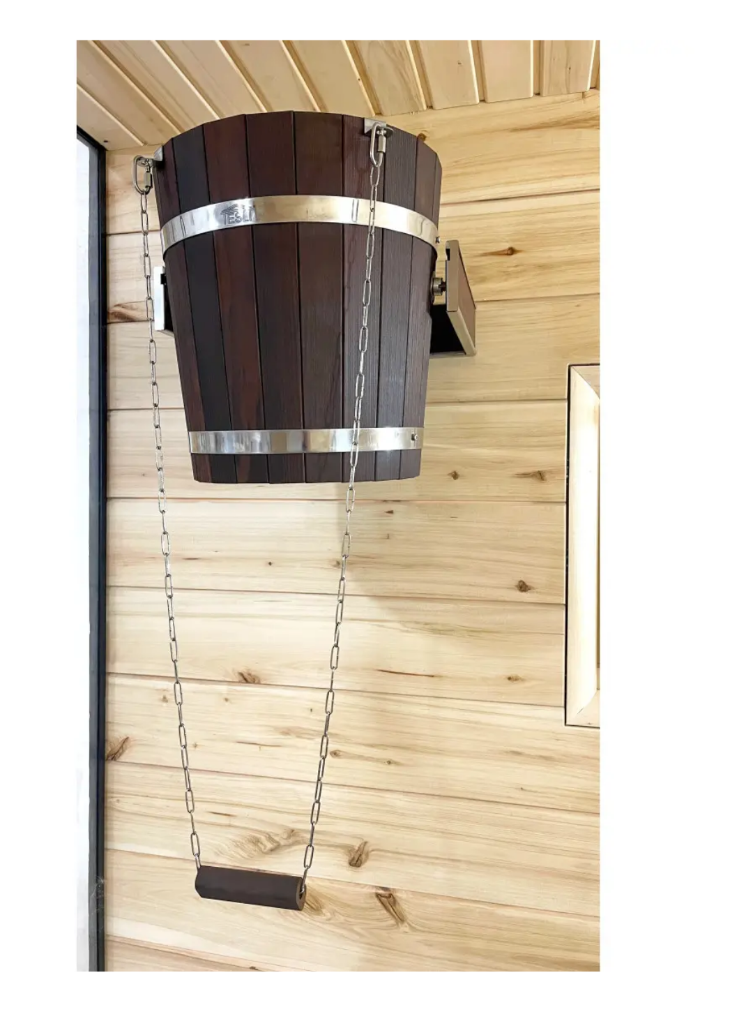 Cascadă termo 20L cu prindere din inox și inserție.